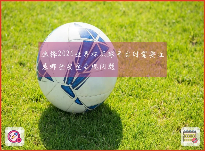 选择2026世界杯买球平台时需要注意哪些安全合规问题